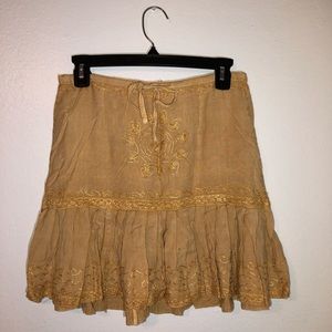 Yellow Flowy Skirt